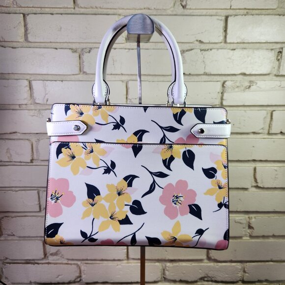 Like New Kate Spade New York Staci Floral Shoulder Bag Purse - Picture 4 of 15